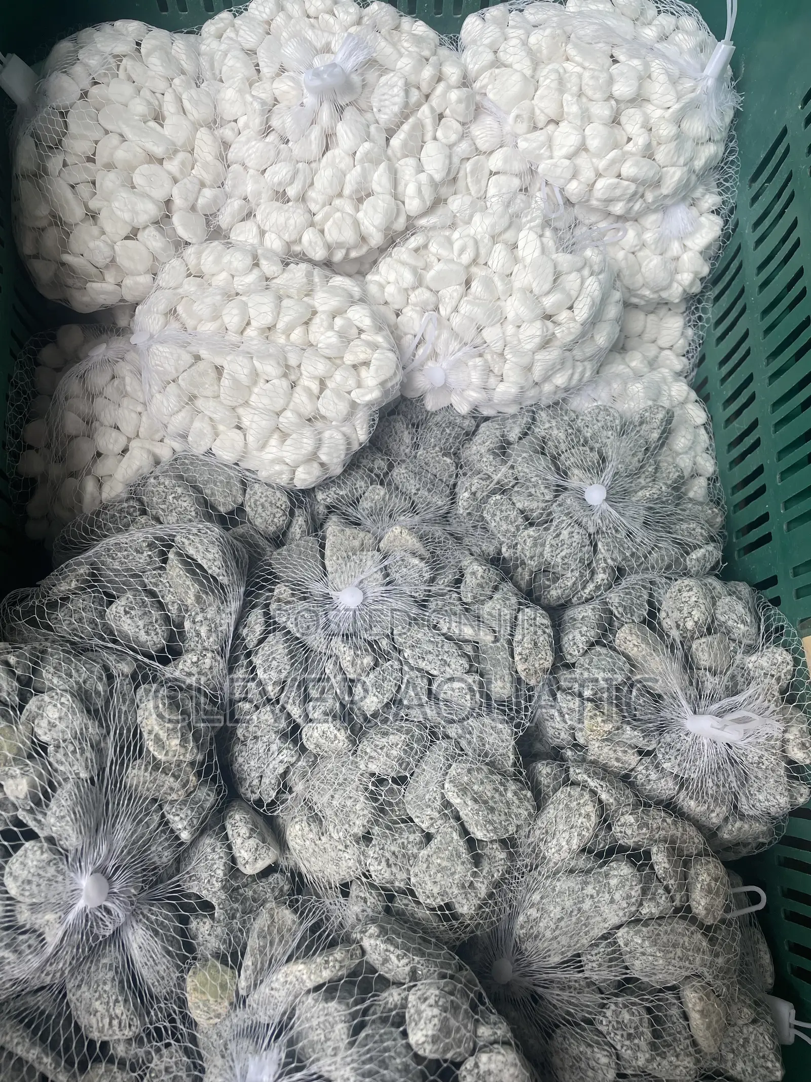 White and Gray Pebbles