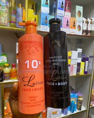 Lily White Halfcast Extra Whitening Milk Lotion.