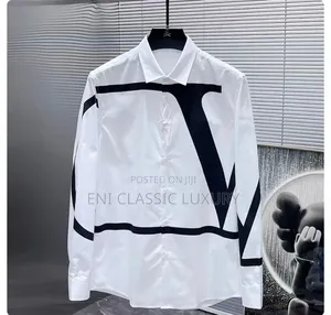 Valentino Top Quality Luxury Men's Shirts Well Banded Package