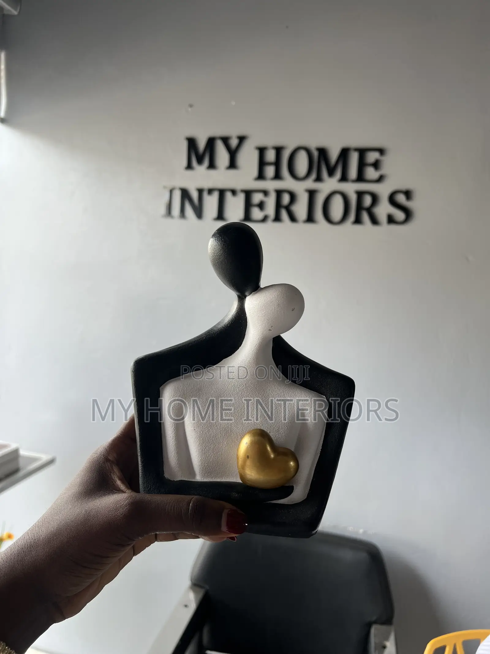 Black White Couple Decor