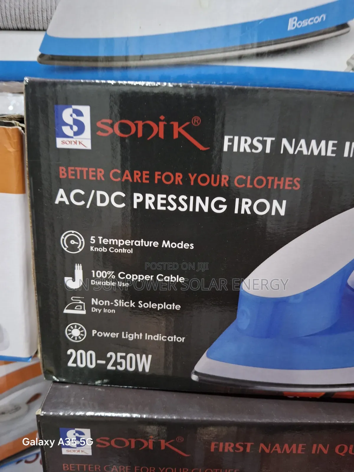 200-250w Sonik Ac/Dc Pressing Iron
