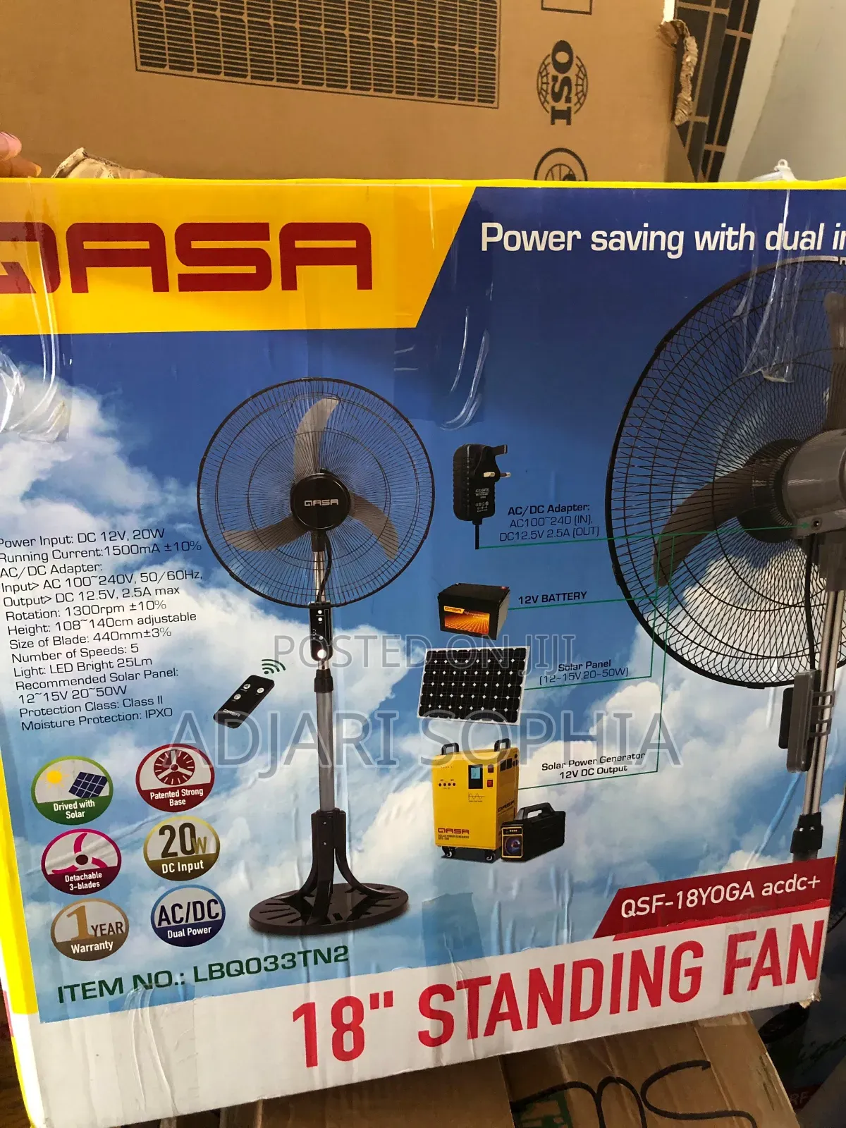 18" Standing Fan
