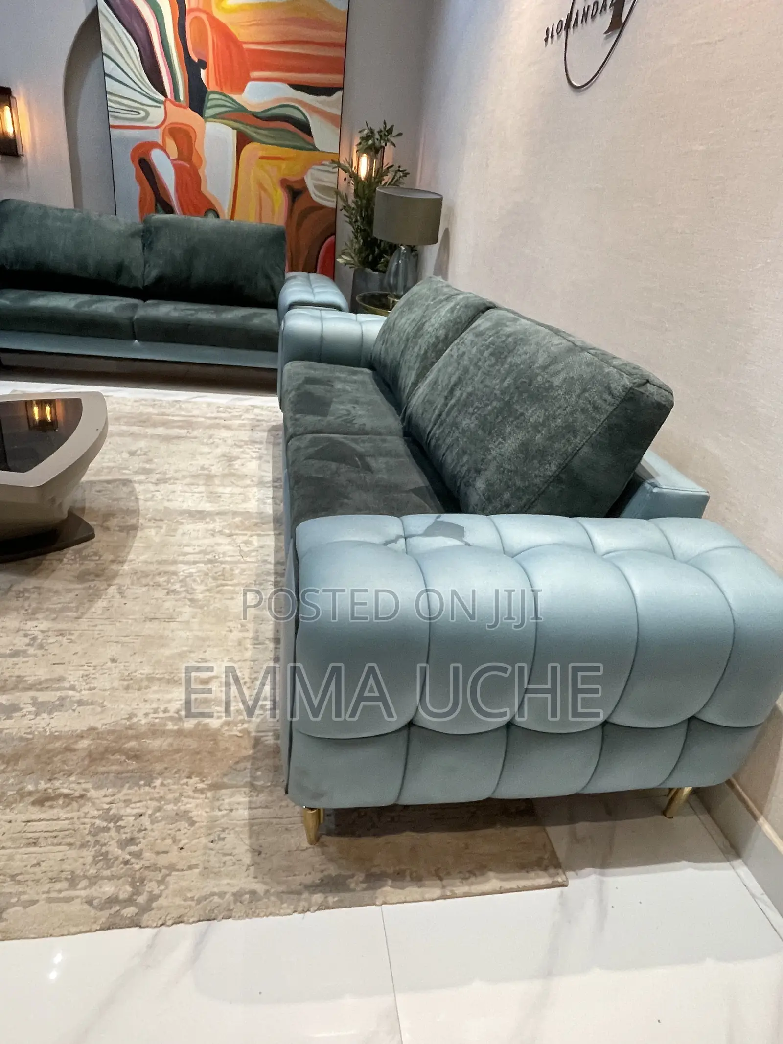 5 Seater Biscuit Sofa