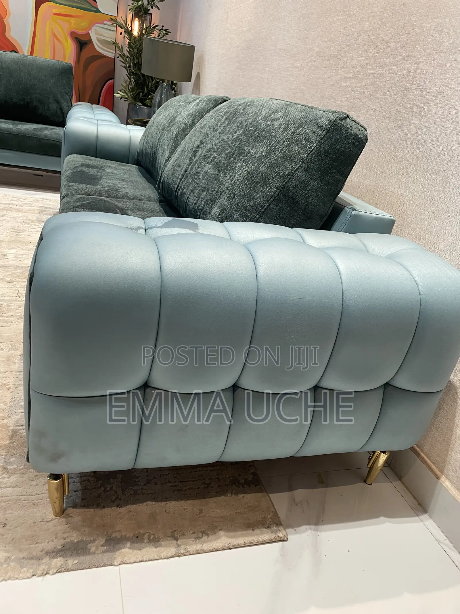 5 Seater Biscuit Sofa