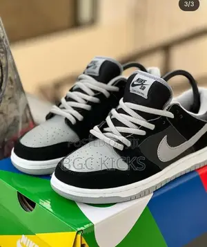 Nike Sb Dunk Low Black Grey White Sneakers