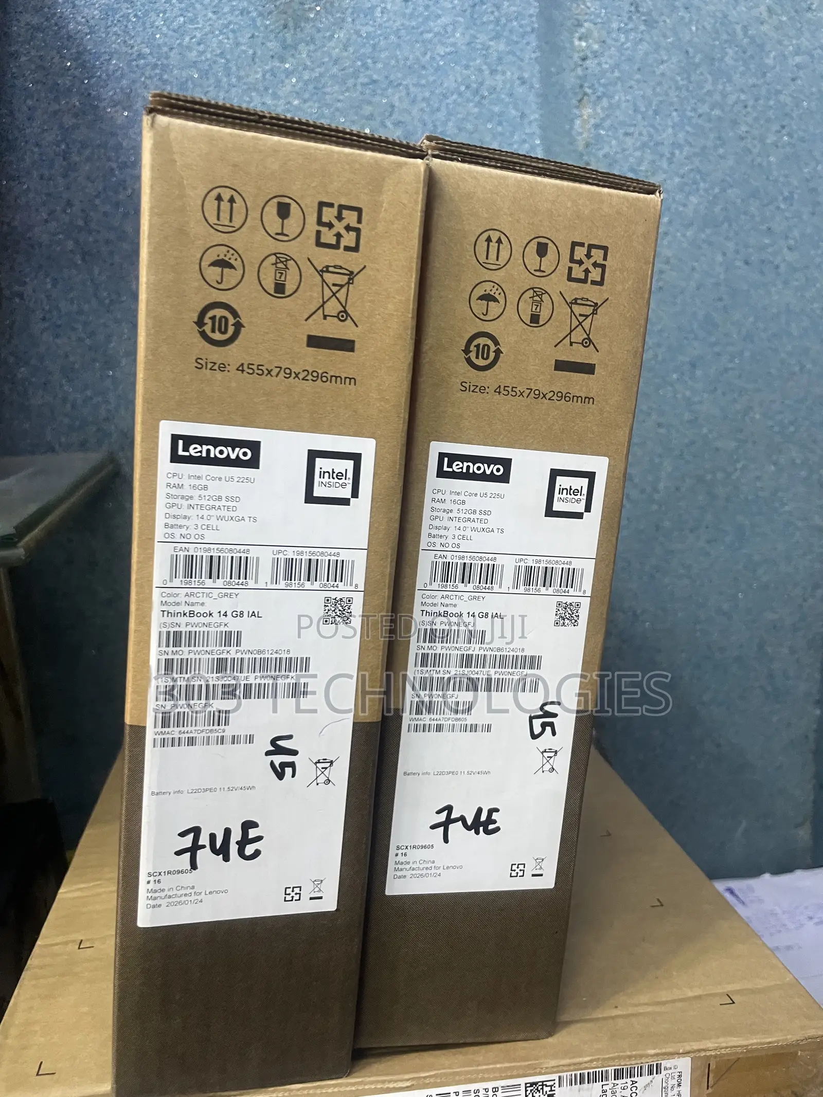 New Laptop Lenovo Thinkbook 14 16GB Intel Core Ultra 5 SSD 512GB