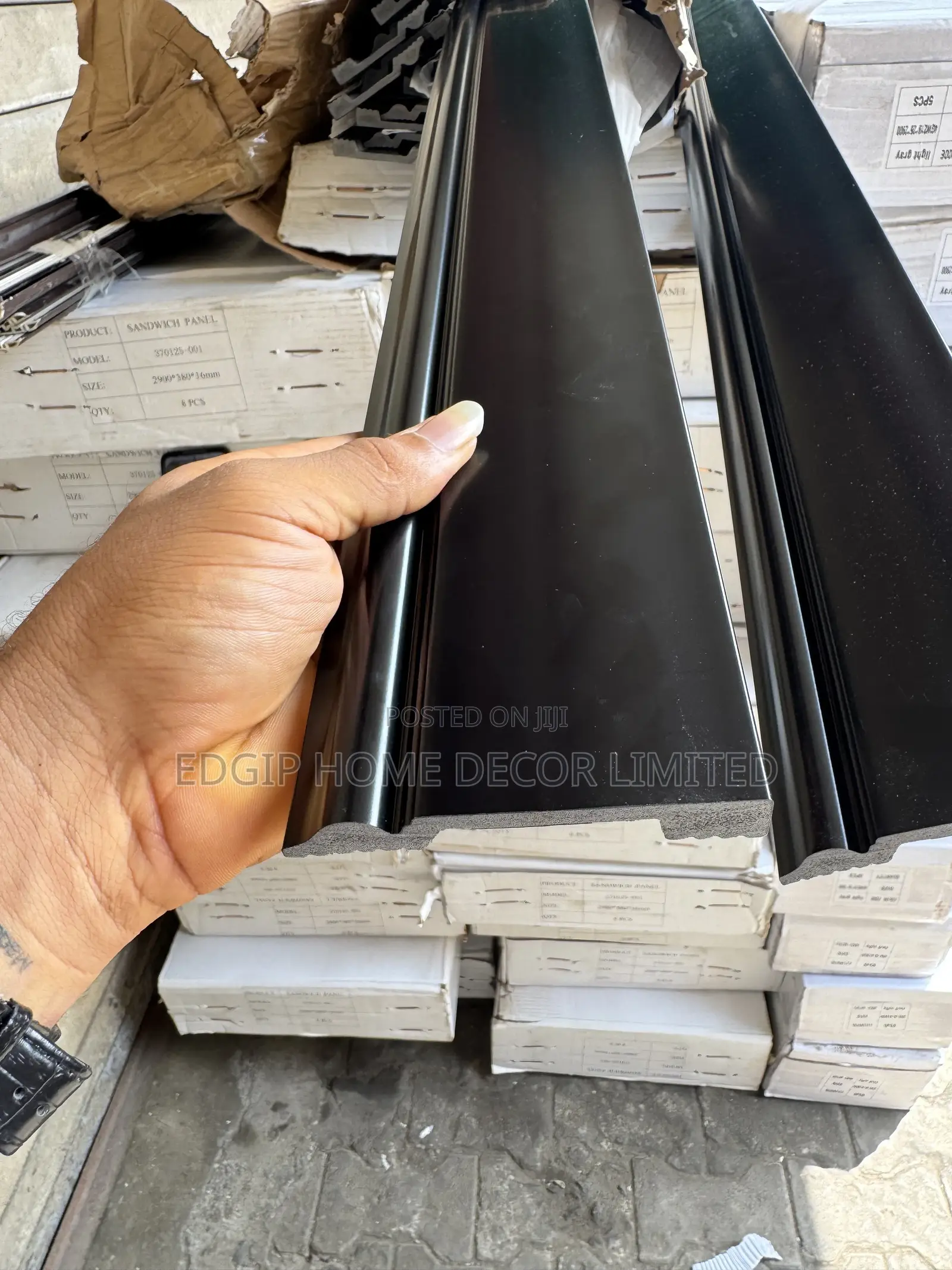 Black Plastic Floor Skirtings