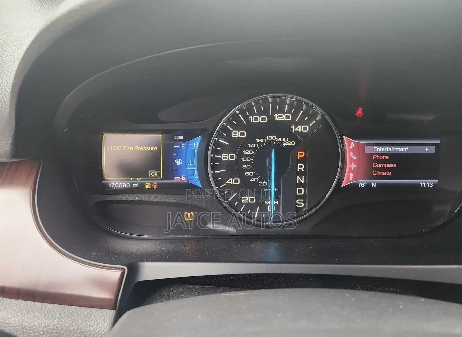 Ford Edge 2013 Silver