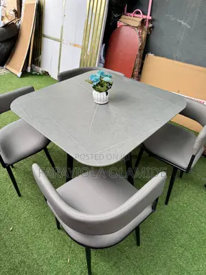 Regal Marble Dinning Table (Strictly Sold as Set )Price :350,000