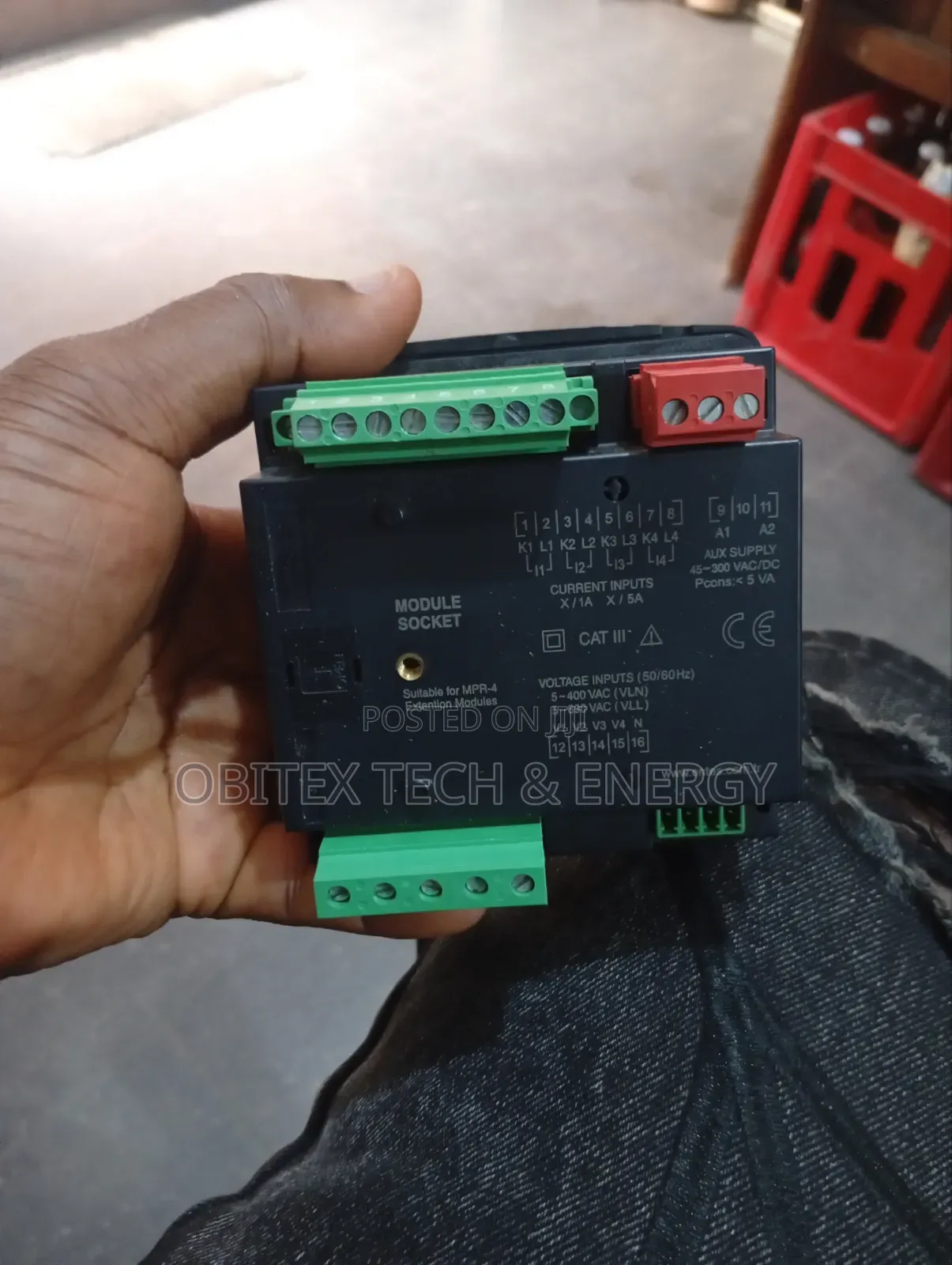 Entes Mpr-45 Lcd Digital Power Meter | 3-phase Energy Analyzer