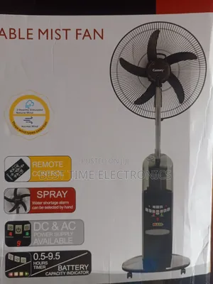 Century 18" Rechargeable Mist Fan