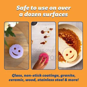 3 Pieces Scrub Sponge
