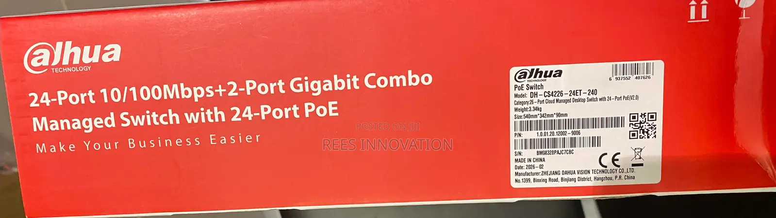 Dahua 24port Poe Switch