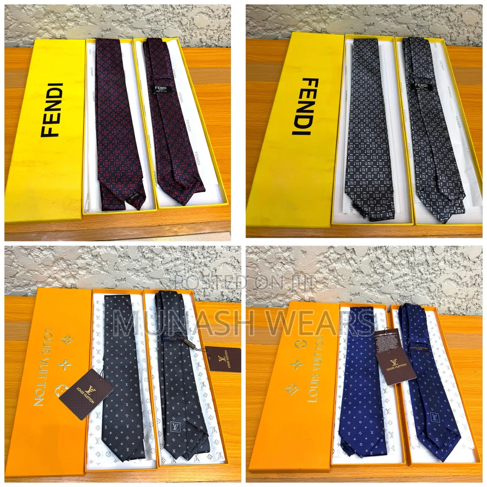Quality Designer Tie Collection Grid