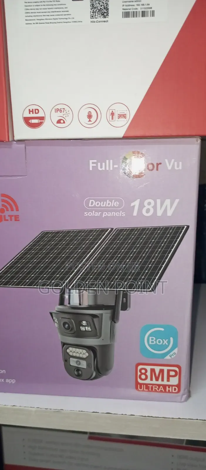 Ubox 4g Aov Solar Camera With 2 Dollar Panel