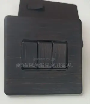 Ulti Entrium Ep Bronze Wall Switch Socket Set – Modern Luxury Design