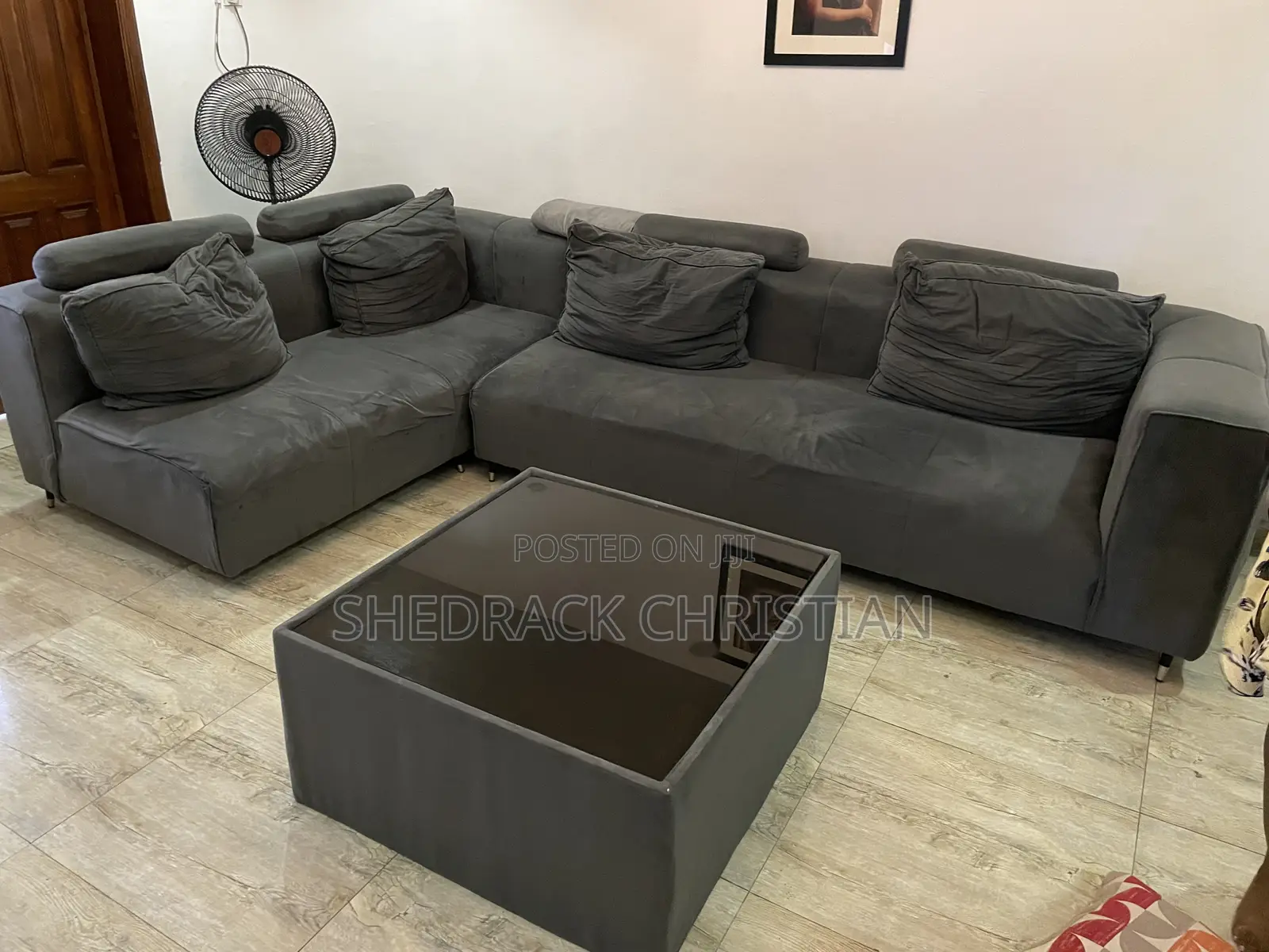 Clean Used Sofa With Center Table