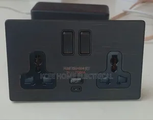 Ulti Entrium Ep Bronze Wall Switch Socket Set – Modern Luxury Design