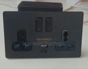 Ulti Entrium Ep Bronze Wall Switch Socket Set – Modern Luxury Design