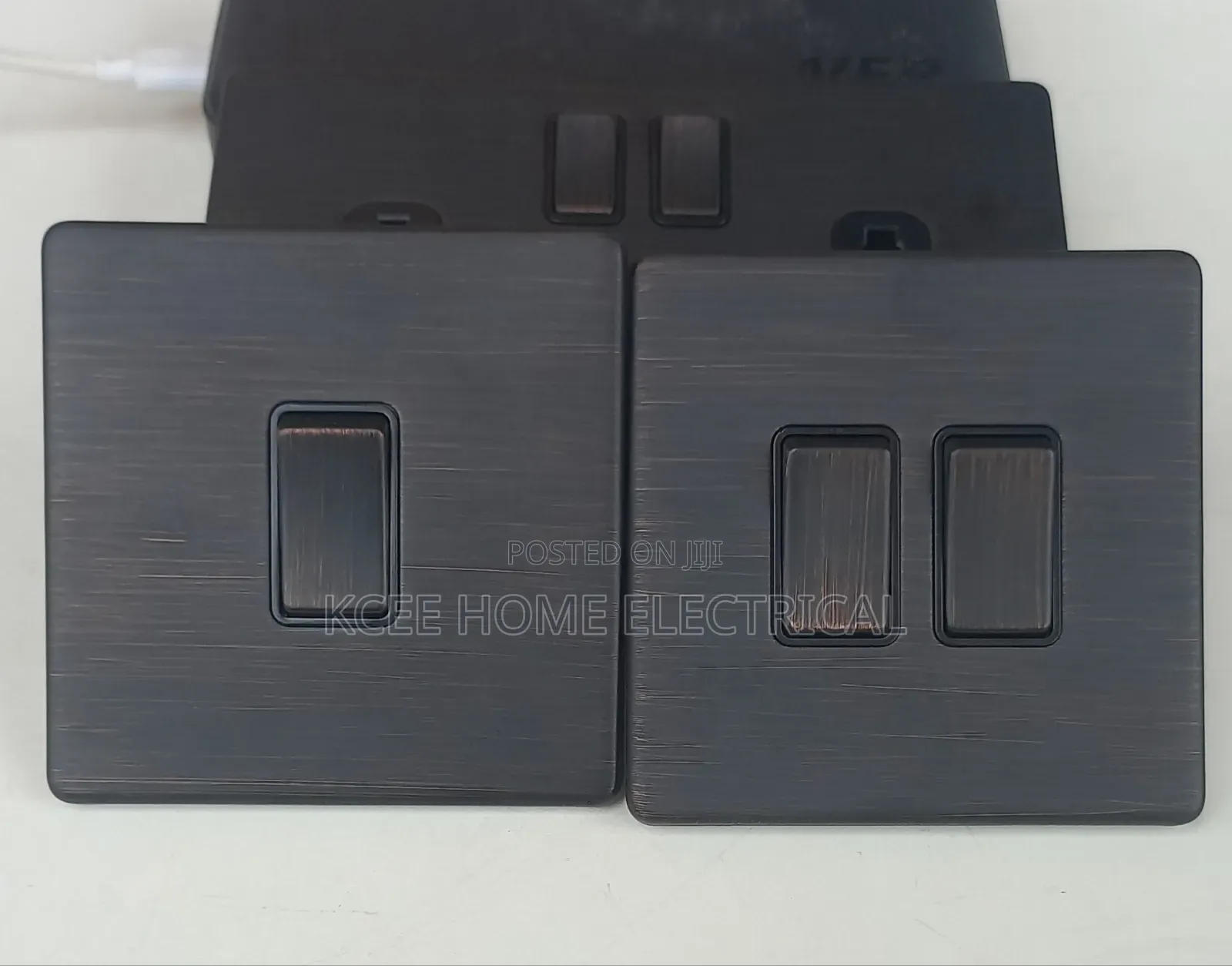 Ulti Entrium Ep Bronze Wall Switch Socket Set – Modern Luxury Design