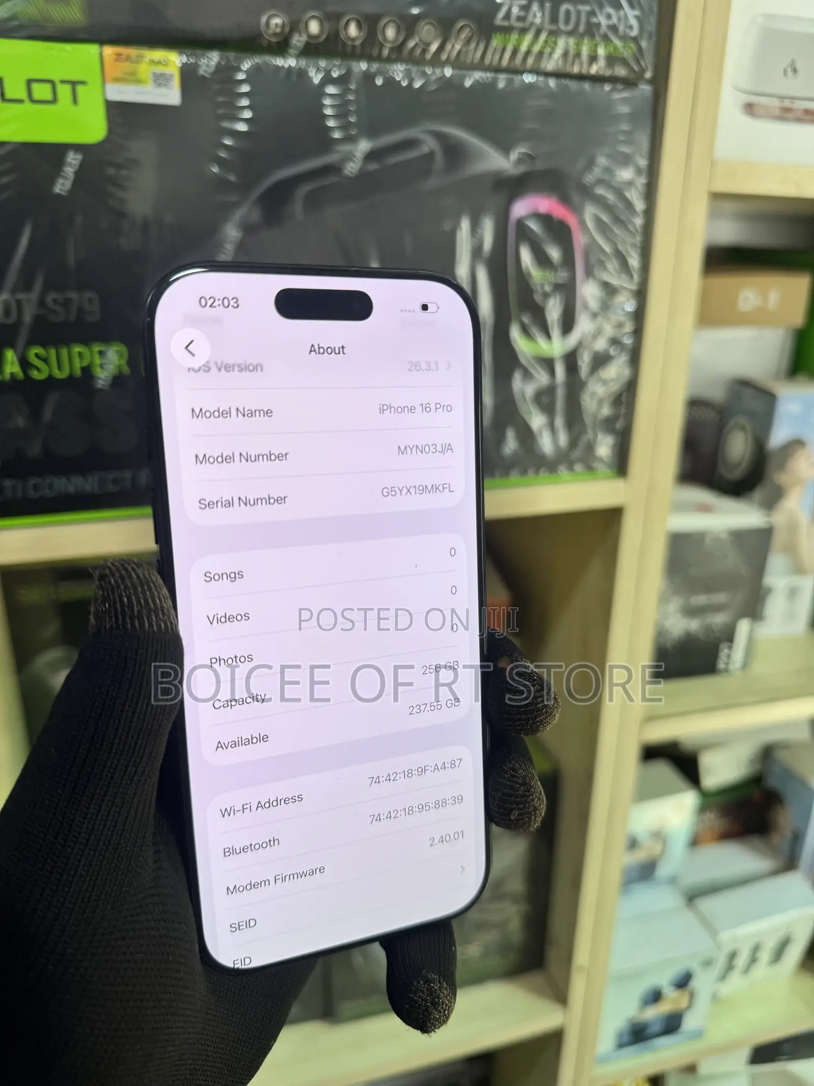 Apple iPhone 16 Pro 256 GB Black