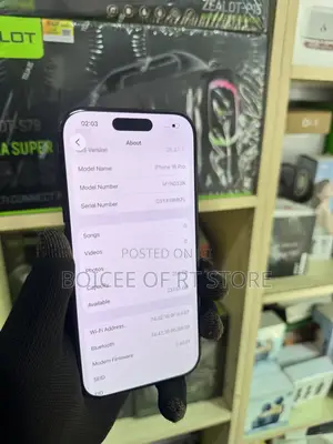 Apple iPhone 16 Pro 256 GB Black
