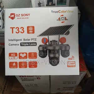 T33 Triple Lens PTZ Soler Camera V380 App