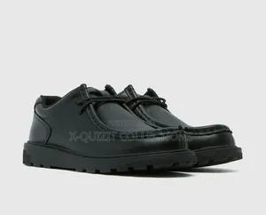Schuh Black Lazer Lace-Up Shoes (36)