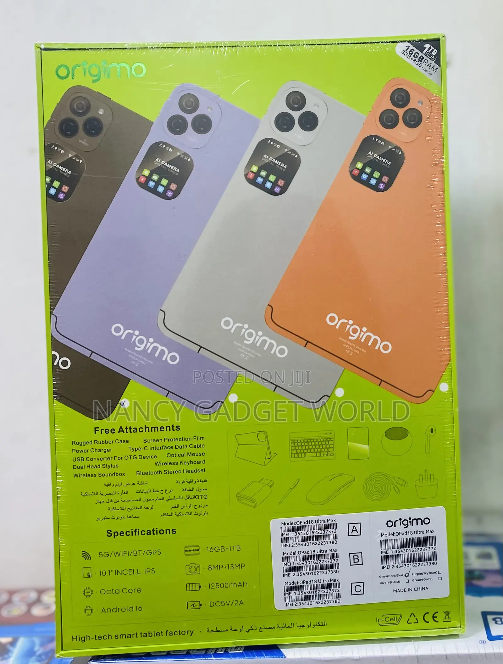 New Origimo Opad 18 Ultra Max 1 TB Gray