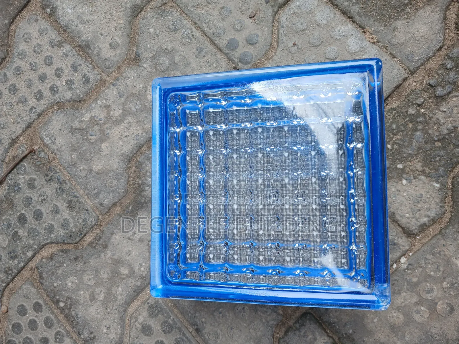 Glass Block Blue