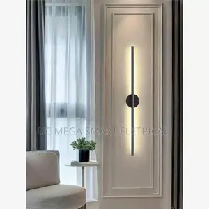 Wall Lamp Bedroom Wall Light Modern Long Led Light Black Shaped Living