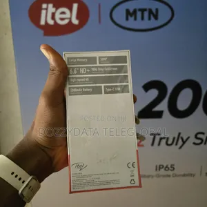 New Itel S23 128 GB Black