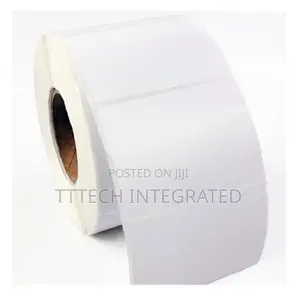 60mm by 40mm White Polyester Label