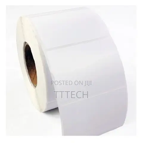 60mm by 40mm White Polyester Label