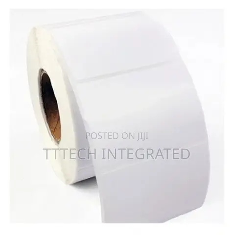 60mm by 40mm White Polyester Label