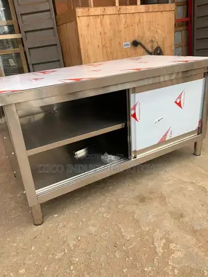Table With Cabinet
