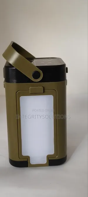 Portable Solar Led Flashlight, Led Camping Lamp With Solar Panel