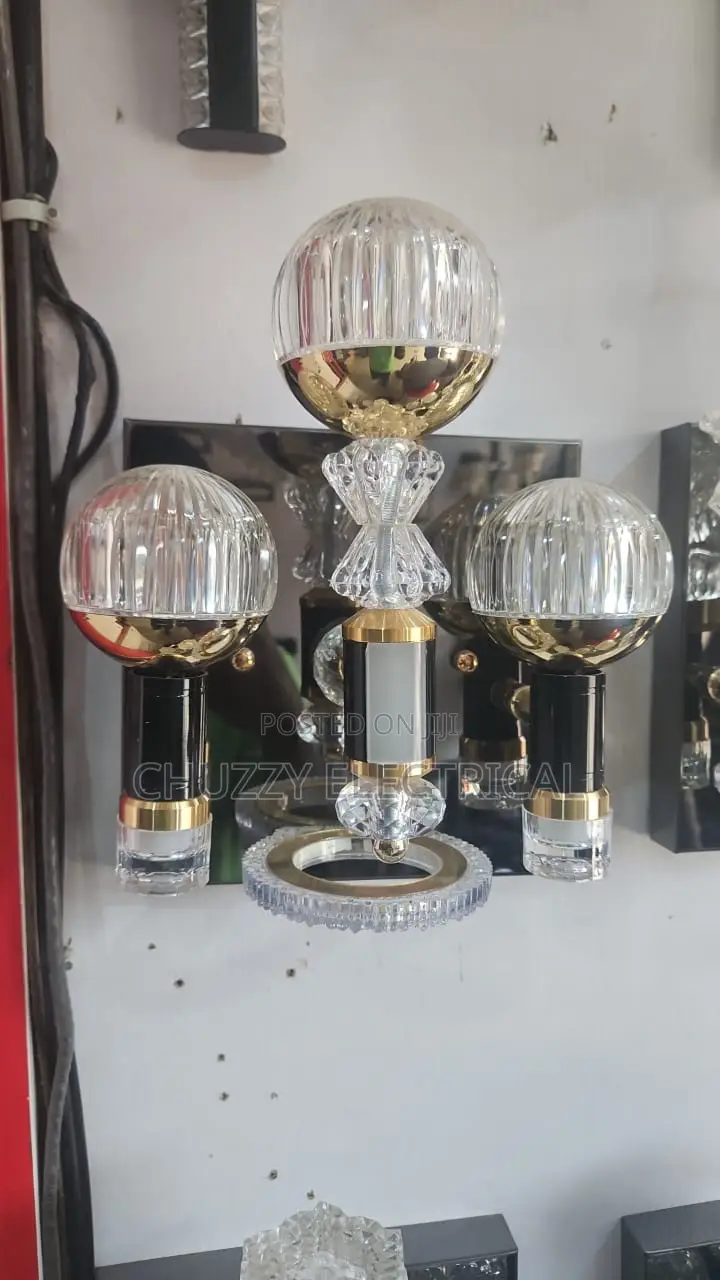 3-Head Led Crystal Wall Sconces / Wall Brackets
