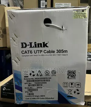 D-Link Cat6 Utp Cable 305m 23 Awg