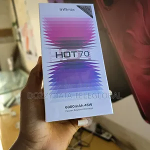New Infinix Hot 70 256 GB Black
