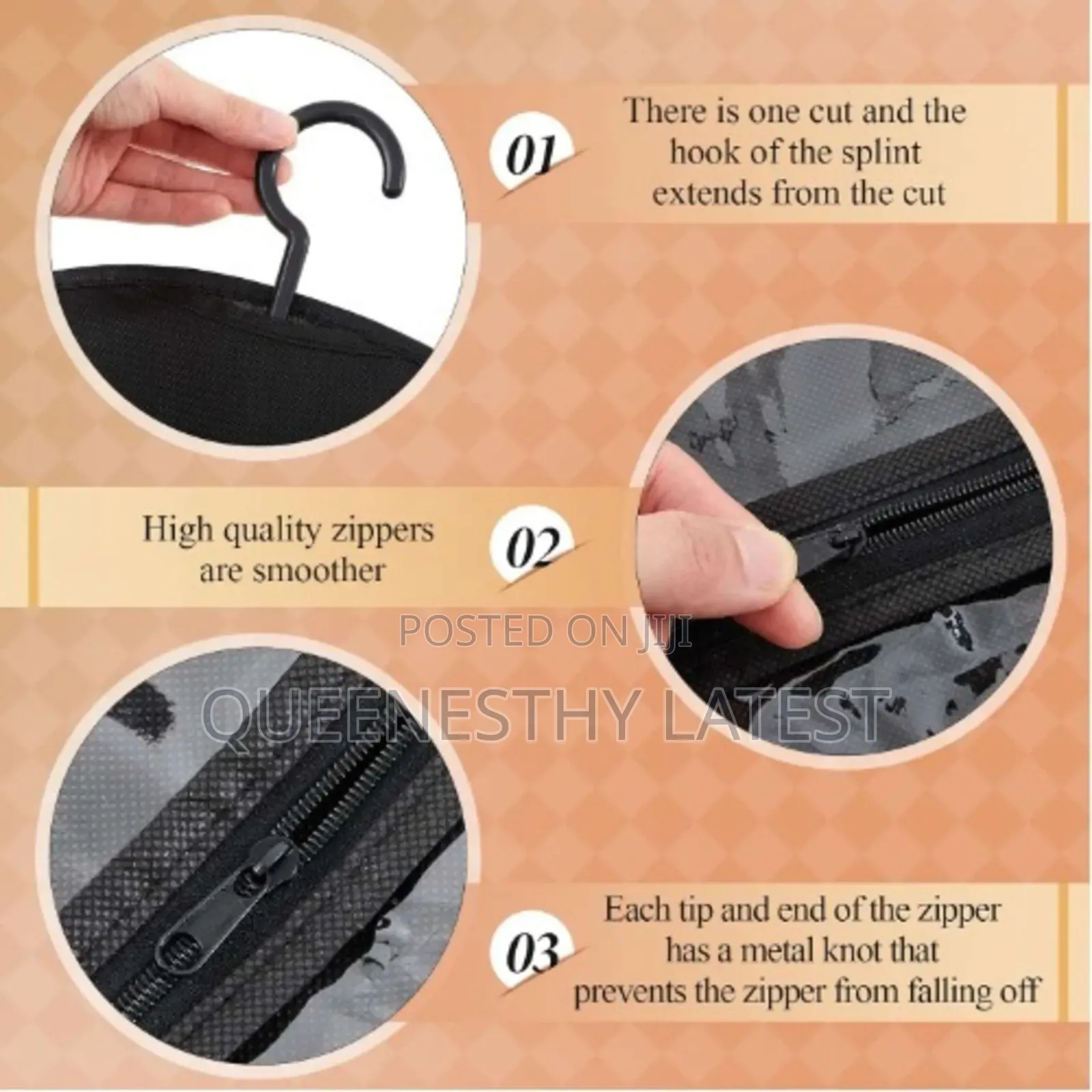 Professional Large Wig Storage Kit - Bag Hanger For Wigs/Extensions