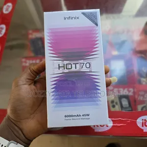 New Infinix Hot 70 128 GB Black