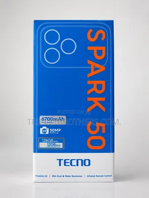 New Tecno Spark 50 128 GB Black
