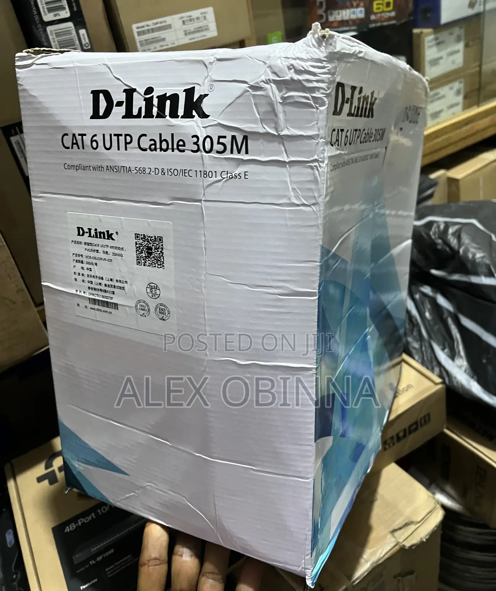D-Link 100% Copper Utp Cat6 Cable