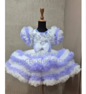 Ball Gown With Puff Hand
