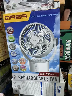 Qasa Rechargeable Table Fan