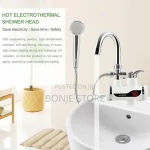 Instant Electric Heating Water Faucet With Shower, Tankless Water Tap