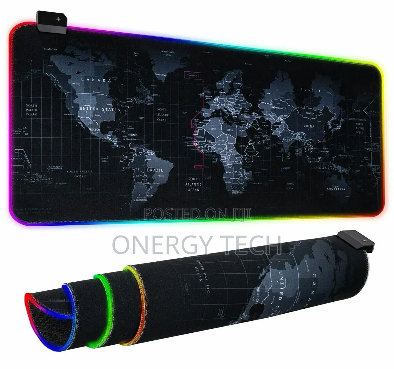 World Map Mouse Pad