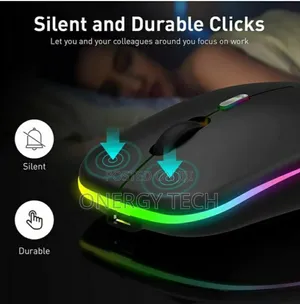 Dual Mode Wireless Bluetooth Rechargeable Mouse
