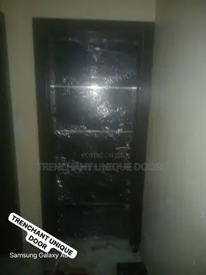 Modern HDF Door With Aluminum Crome